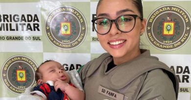 Soldado da BM realiza manobra e salva bebê engasgado em Xangri-Lá