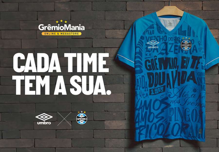 Grêmio lança nova camisa: veja como ficou