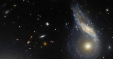 Colisão Cósmica: galáxias criarão nova estrutura espacial