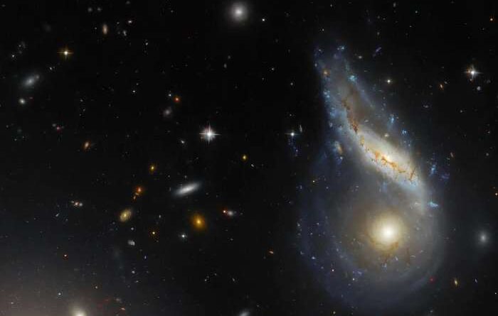 Colisão Cósmica: galáxias criarão nova estrutura espacial