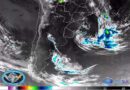Condições ciclônicas na costa do RS desencadeiam instabilidades meteorológicas