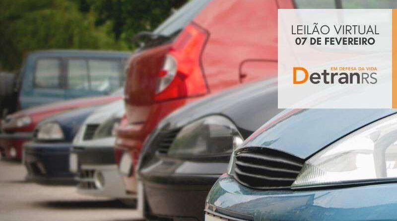 DetranRS realiza leilão virtual com 506 itens: veículos e sucatas em oferta