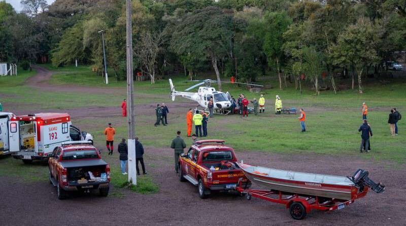 Vice-governador do RS faz pouso de emergência em helicóptero