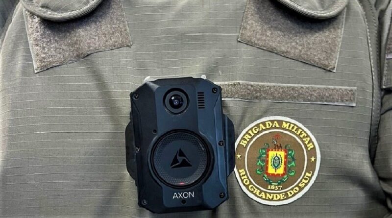Câmeras corporais para a polícia gaúcha: Expectativa de uso ainda em 2024