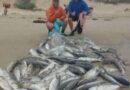 Jovem pescador de 16 anos captura 121 tainhas de uma única vez em Tramandaí
