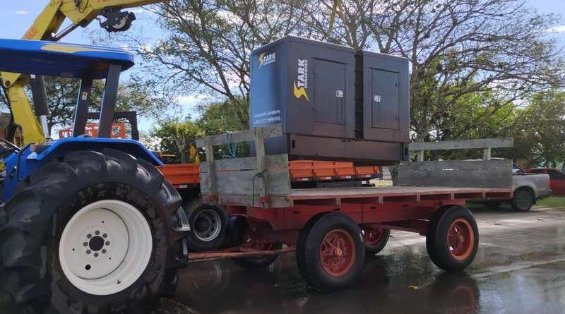 Cidade alagada: Corsan usa gerador para garantir abastecimento de água em Palmares do Sul