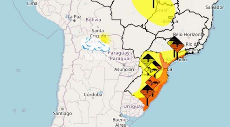 Inmet emite cinco novos alertas para o Rio Grande do Sul