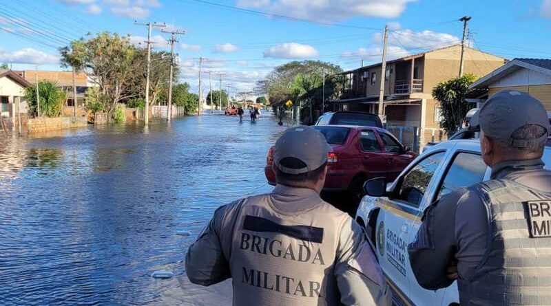 Reforçada segurança em Palmares do Sul após inundações