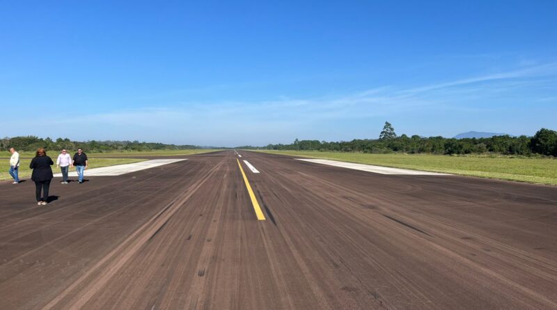 Governador anuncia investimento de R$ 9 Milhões no aeroporto de Torres
