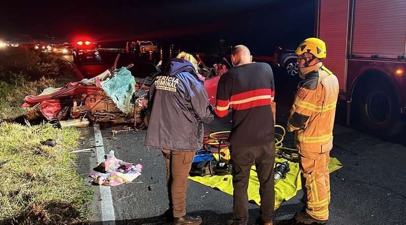 Colisão frontal na Estrada do Mar deixa um morto em Osório