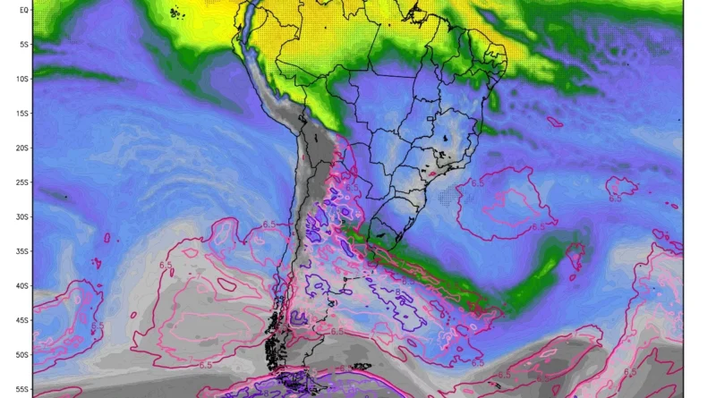 Rio atmosférico e umidade da Amazônia: chuva voltará a preocupar no RS