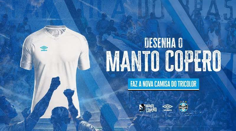 Grêmio lança concurso "Manto Copero" para torcedores desenharem nova camisa