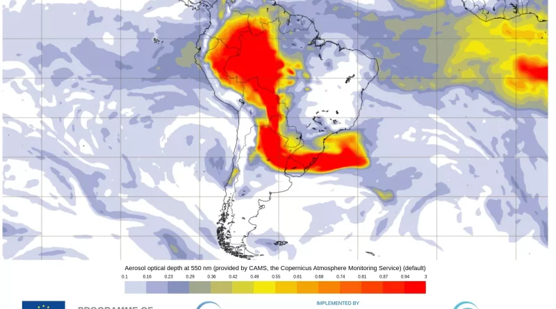 Alerta! Fumaça tóxica da Amazônia invadirá o RS