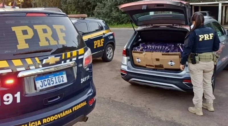 Homem é preso com 1,5 mil frascos de perfumes importados ilegalmente na BR-290