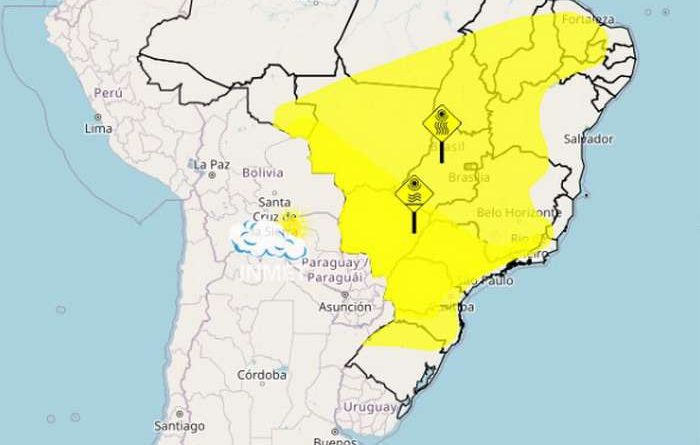 Inmet emite alerta de perigo para baixa umidade incluindo parte do RS