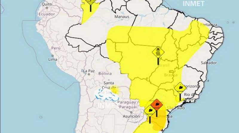 Novo alerta do INMET entra em vigor na madrugada: veja regiões