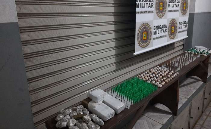 Brigada Militar prende homem com mais de 1.600 Porções de Drogas em Santo Antônio da Patrulha