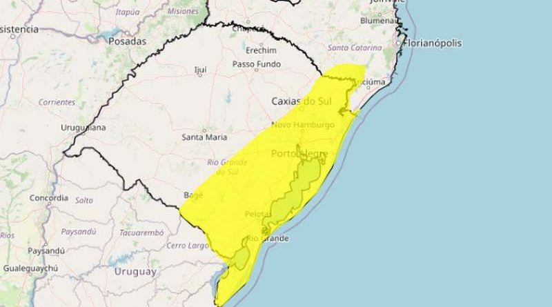 INMET emite alerta de ventos costeiros para o RS: veja o que esperar