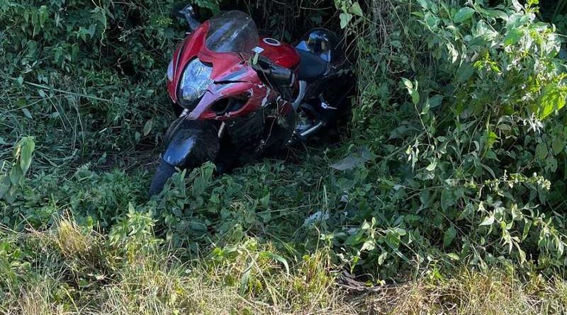 Acidente deixa motociclista ferido na Rota do Sol