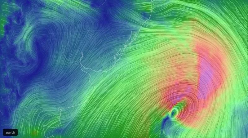 Ciclone atípico se forma na costa do RS com ventos de até 120 km/h