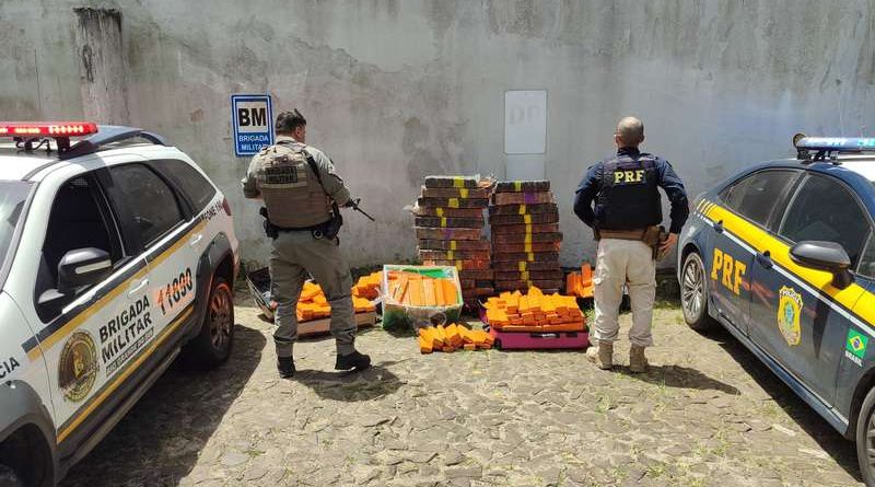 Mega apreensão: 552 kg de maconha são encontrados em Torres