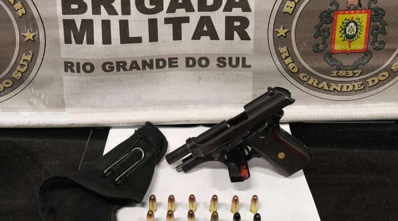 Terra de Areia: homem armado é detido em evento com pistola municiada