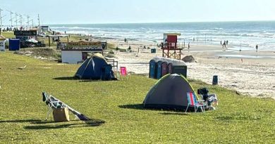 Prefeitura de Torres combate acampamento irregular na beira mar