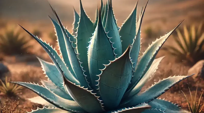 Agave Azul como plantar em áreas ventosas