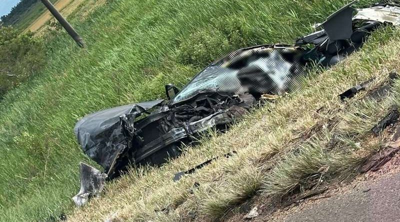 BR-290: colisão fatal entre ônibus e carros