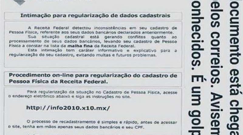 Golpe da Receita Federal