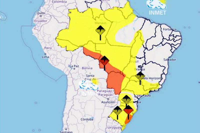 Alertas para o RS