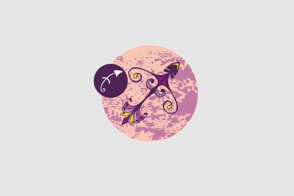 Horóscopo do dia: previsão para os 12 signos em 21/05/2025 63 Ilustração do signo de Sagitário, com uma flecha decorada