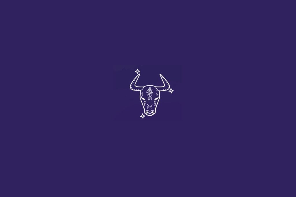 Horóscopo do dia: previsão para os 12 signos em 03/05/2025 56 Ilustração do signo de Touro em um fundo roxo