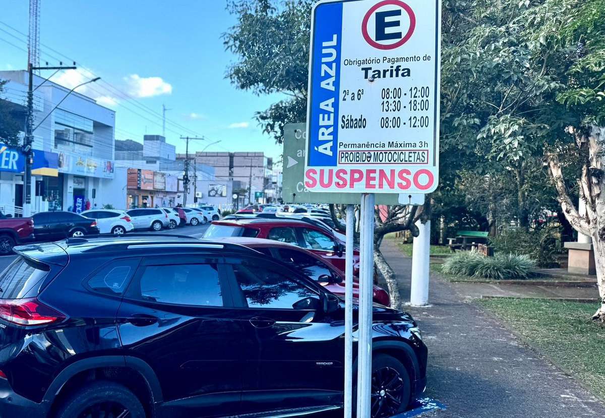 Estacionamento rotativo em Osório