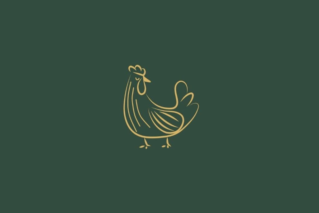 Veja as previsões do Horóscopo Chinês para junho de 2025 64 Ilustração de um galo em um fundo verde-escuro