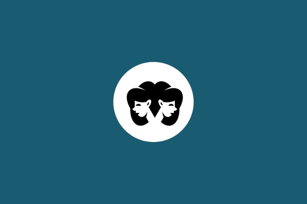 Horóscopo do dia: previsão para os 12 signos em 05/05/2025 57 Ilustração de duas mulheres em preto dentro de um círculo branco em um fundo azul