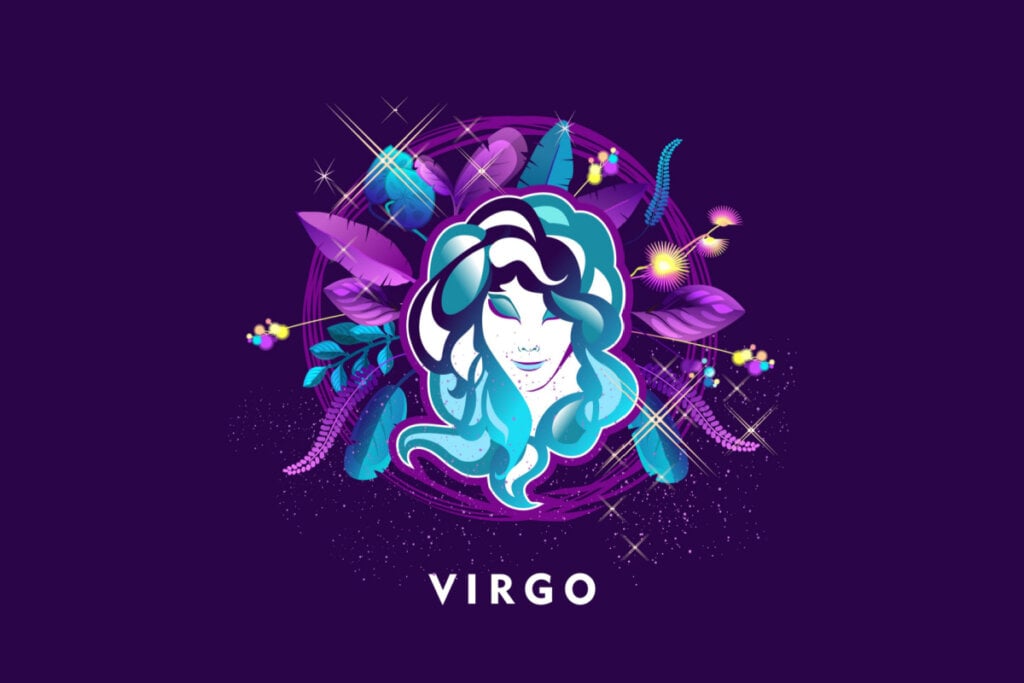 Horóscopo do dia: previsão para os 12 signos em 30/05/2025 60 Símbolo do signo de Virgem em um fundo roxo