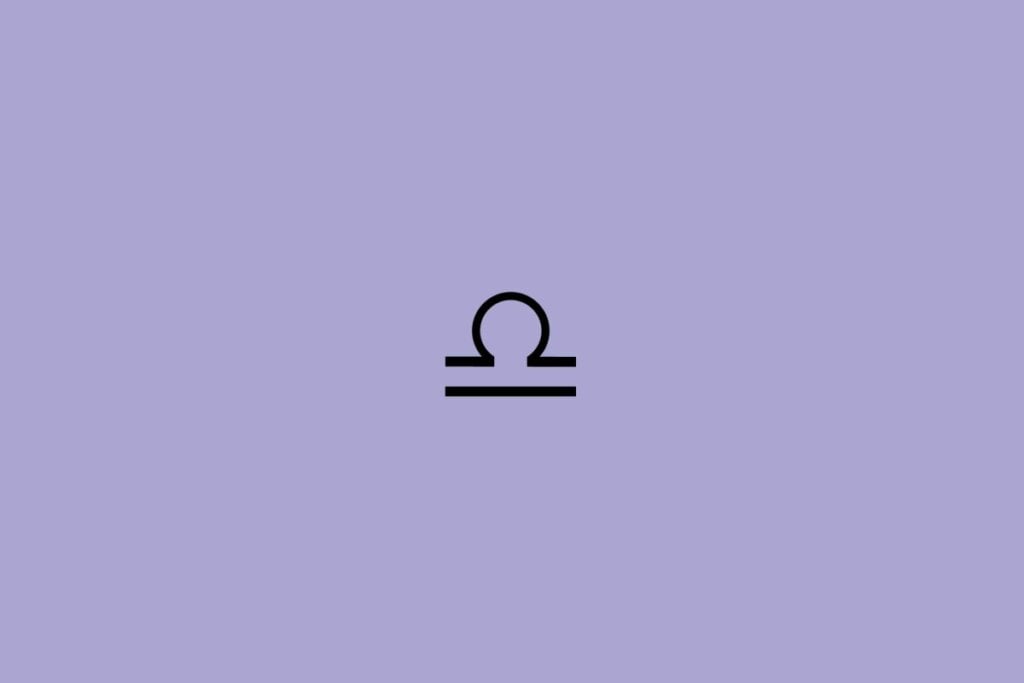 Horóscopo do dia: previsão para os 12 signos em 15/05/2025 61 Ilustração do signo de libra em um fundo roxo