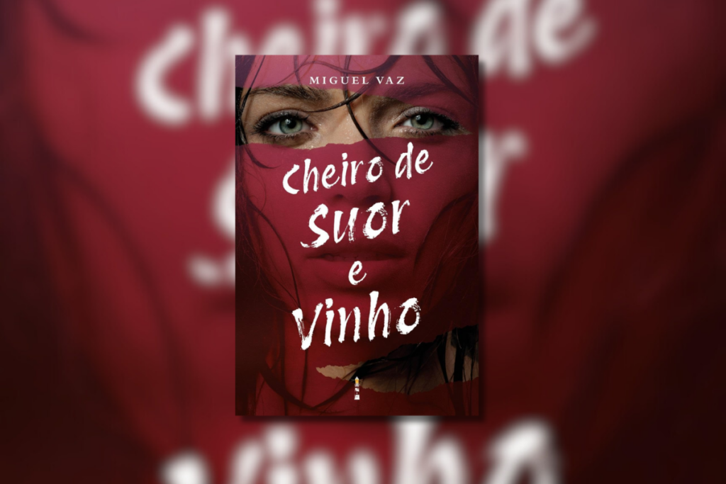 10 livros para presentear no Dia dos Namorados 52 Capa de livro com título e nome do autor escrito em branco com a imagem do rosto de uma mulher coberto pela cor vermelha