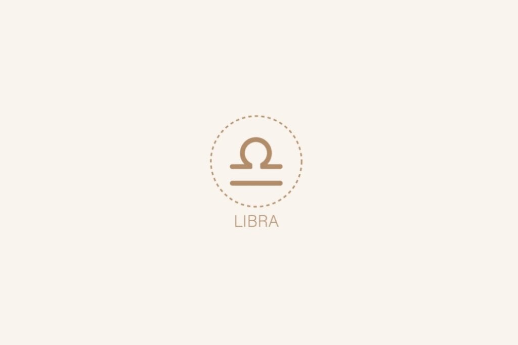 Horóscopo semanal: previsão dos signos de 12 a 18 de maio de 2025 61 Ilustração do signo de libra em um fundo bege