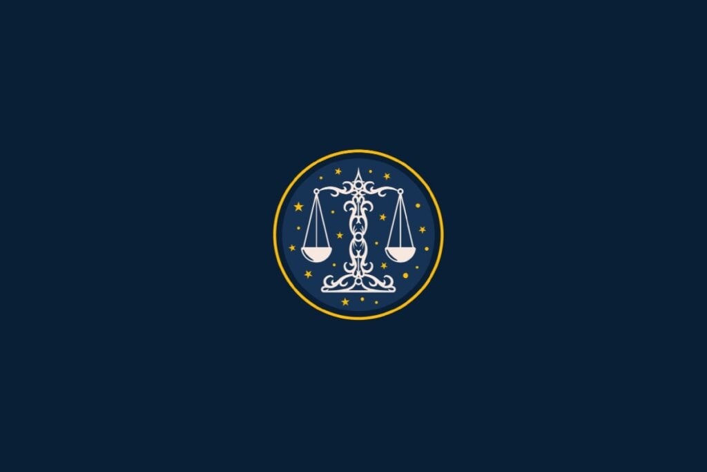 Horóscopo do dia: previsão para os 12 signos em 18/05/2025 61 Ilustração do signo de Libra em um fundo azul