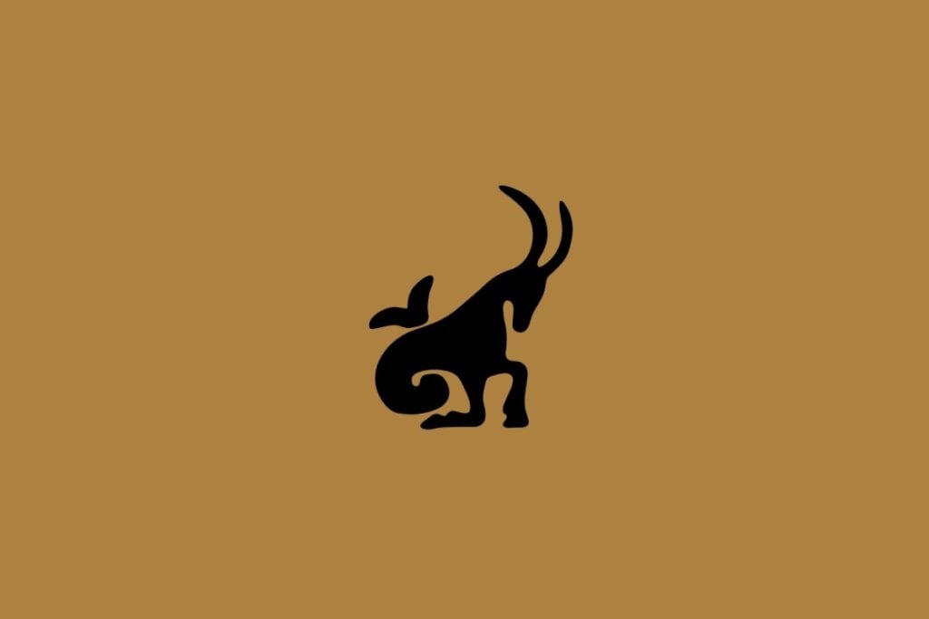 Horóscopo do dia: previsão para os 12 signos em 07/06/2025 64 Ilustração do signo de Capricórnio com uma cabra de cauda curvada