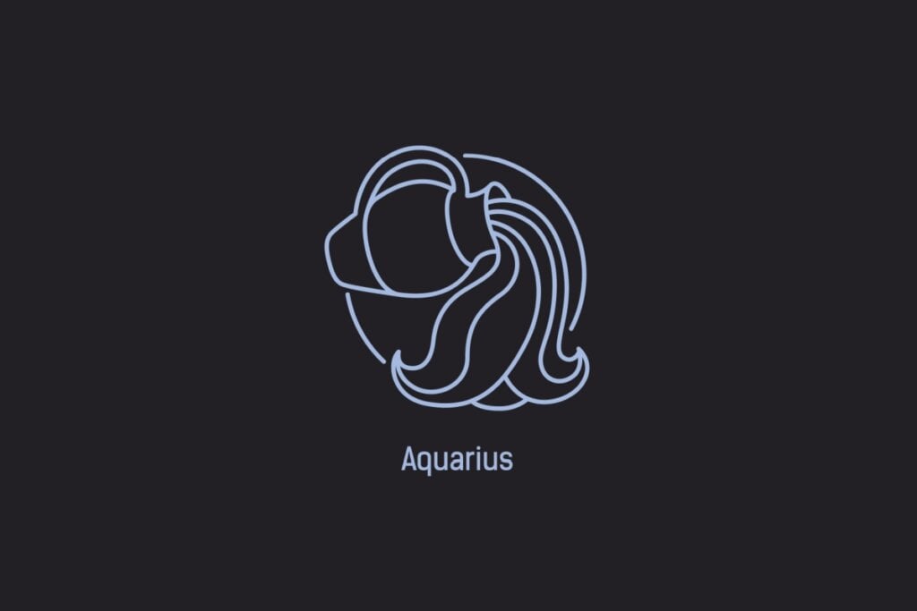 Veja a viagem ideal para cada signo do zodíaco 65 Ilustração do signo de Aquário contendo um jarro derramando ondas