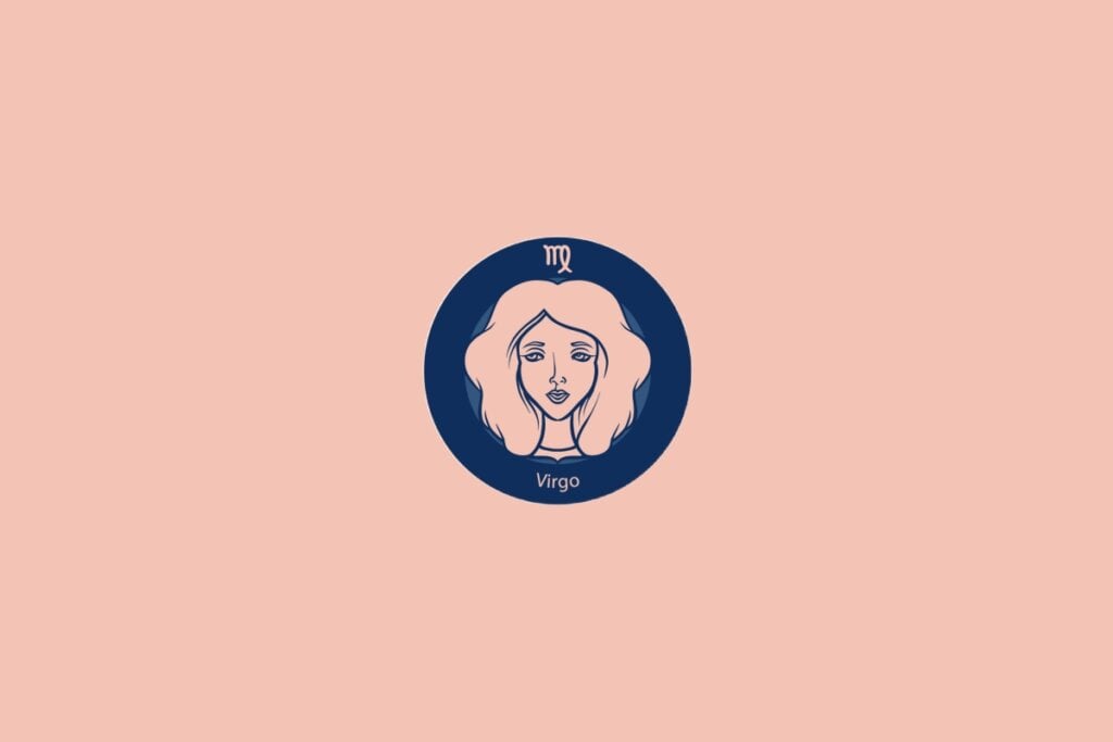 Horóscopo do dia: previsão para os 12 signos em 11/06/2025 60 Ilustração do signo de Virgem com o rosto de uma mulher em fundo azul e rosa
