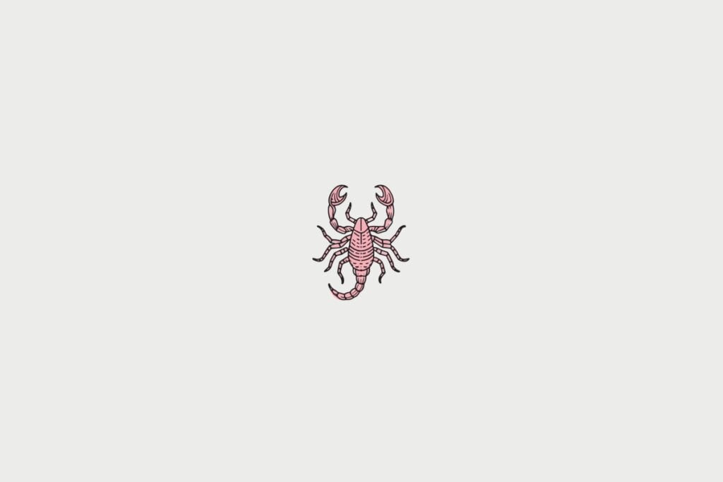 Horóscopo do dia: previsão para os 12 signos em 09/06/2025 62 Imagem do símbolo de Escorpião em um fundo cinza