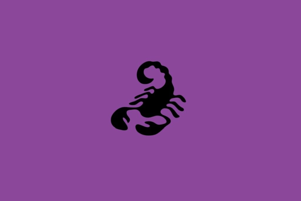 Horóscopo do dia: previsão para os 12 signos em 07/06/2025 62 Ilustração do signo de Escorpião com um escorpião em posição de ataque