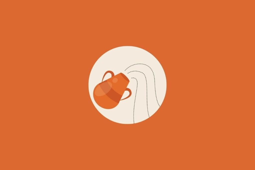 Horóscopo do dia: previsão para os 12 signos em 06/06/2025 65 Ilustração de uma ânfora em um fundo laranja