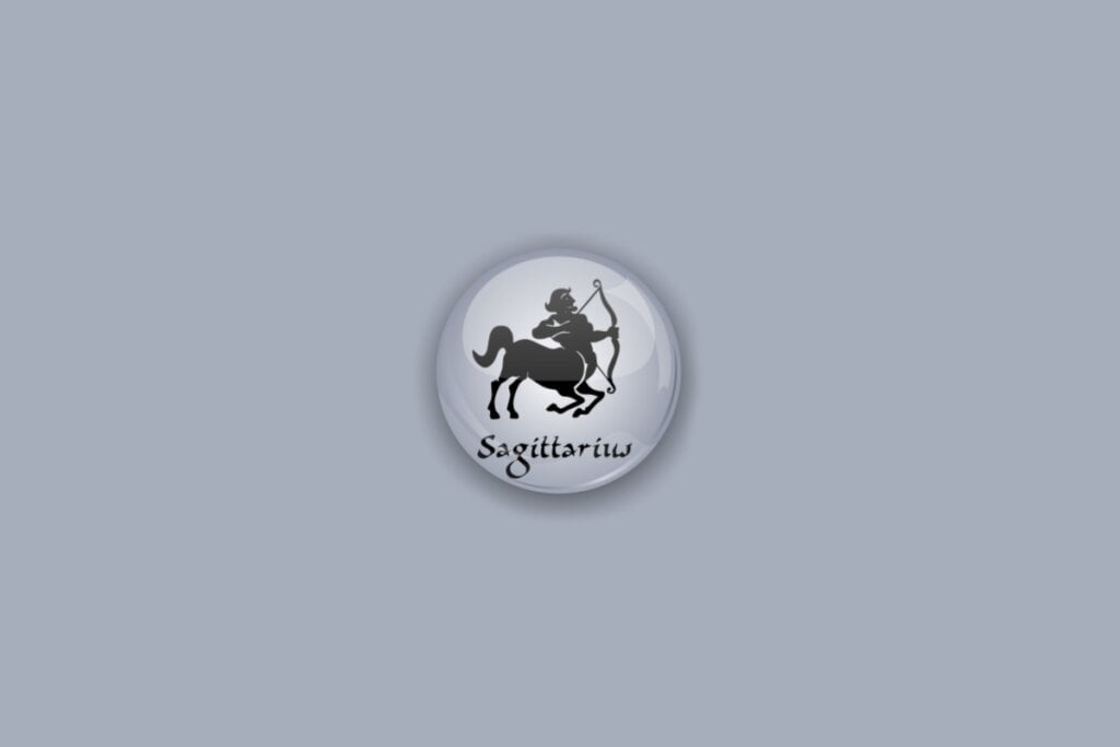 Horóscopo do dia: previsão para os 12 signos em 02/06/2025 63 Ícone de Sagitário com o símbolo de um centauro com arco e flecha em fundo cinza-claro.