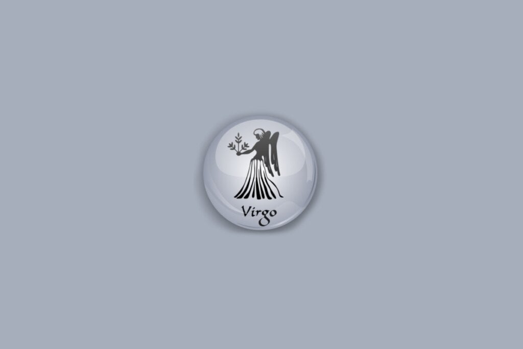 Horóscopo do dia: previsão para os 12 signos em 02/06/2025 60 Ícone de Virgem com o símbolo de uma figura feminina representando a virgem em fundo cinza-claro.